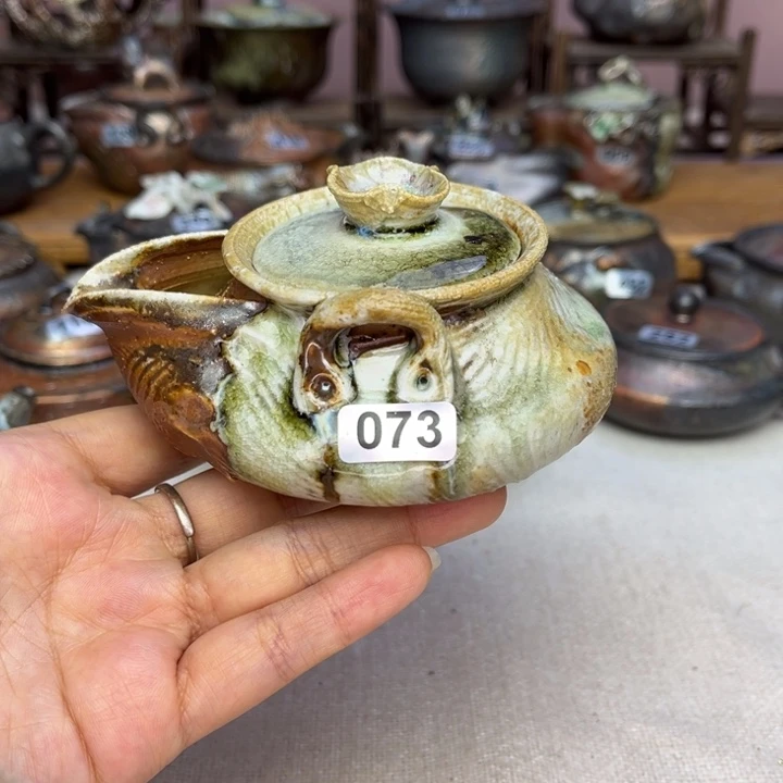壶裸柴烧陶瓷茶具