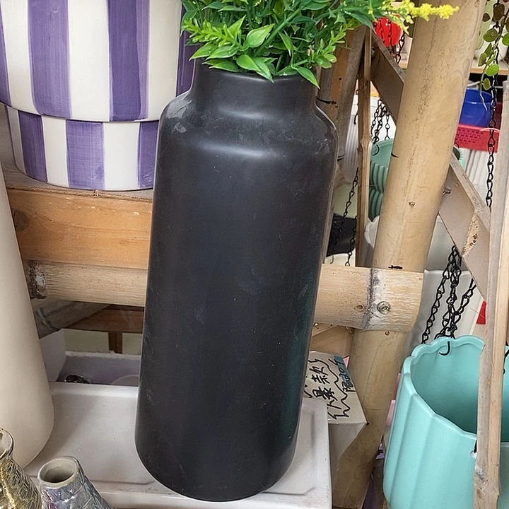 陶盆有孔 瑕疵针孔漏釉介意勿拍口7 高30