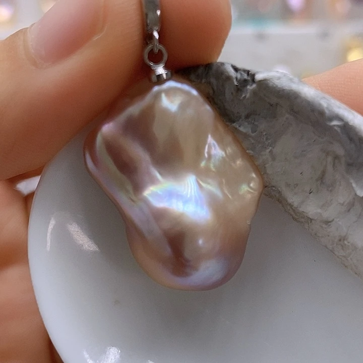 淡水珍珠未镶嵌吊坠(不含链)