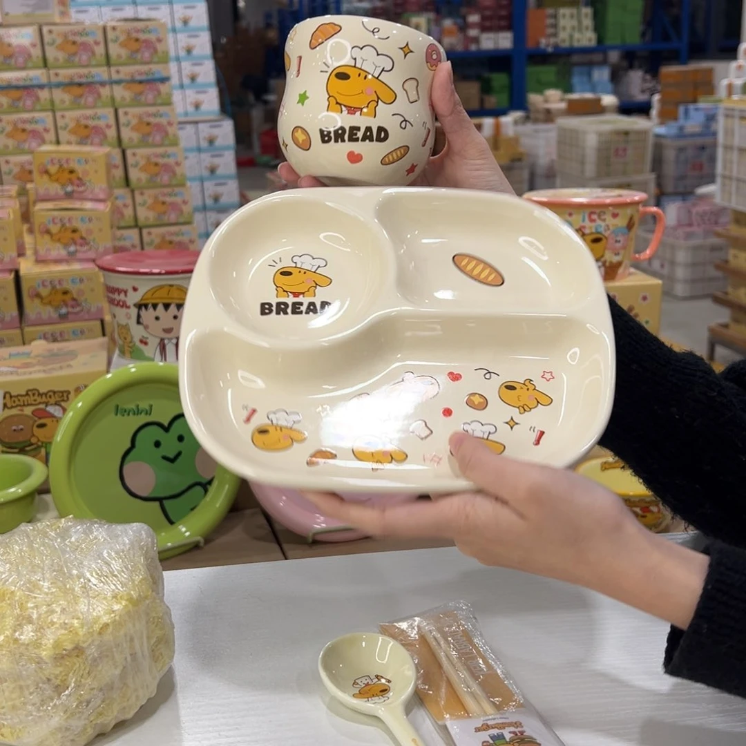 瓷176179 加勺子筷子 陶瓷头发