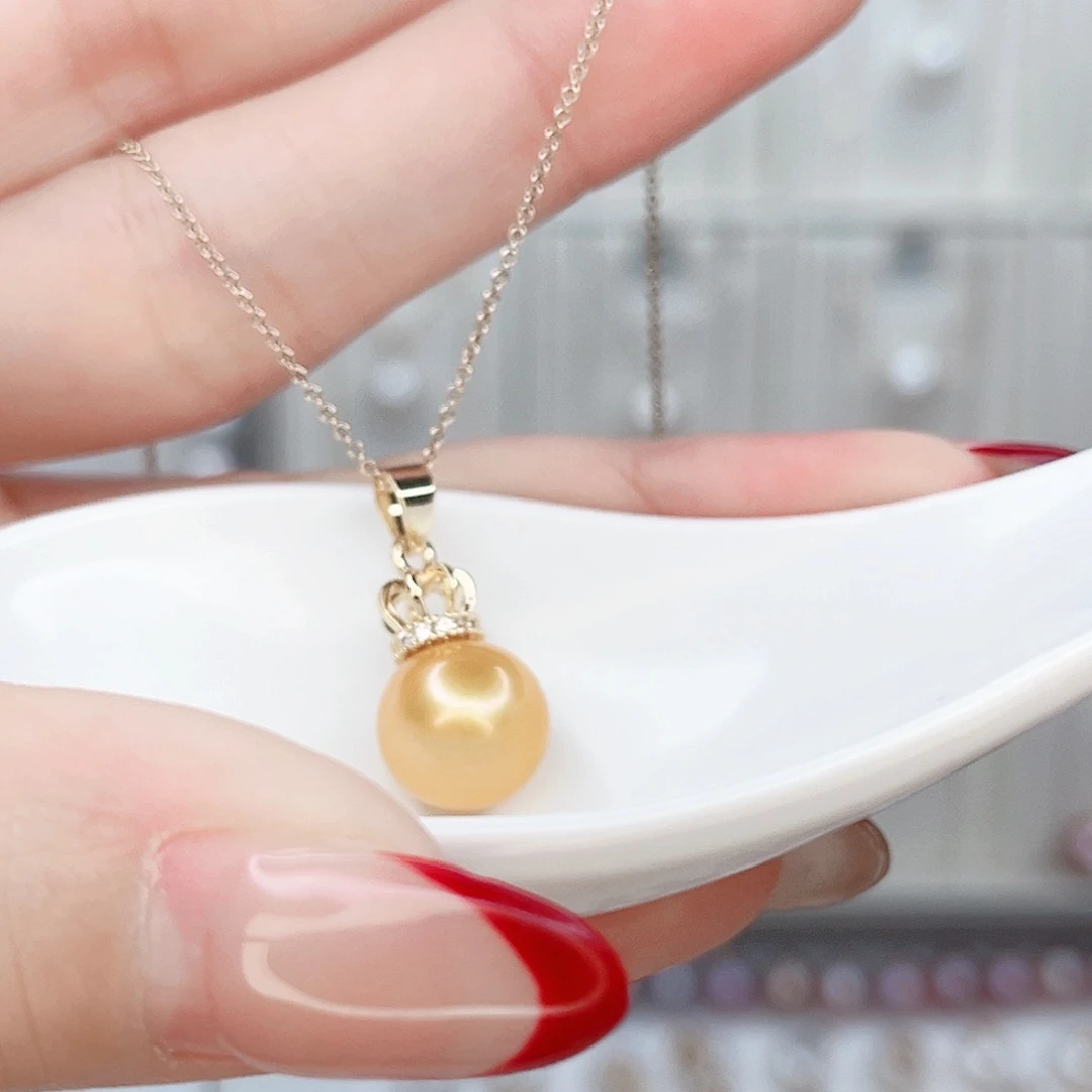 淡水珍珠吊坠(赠链)合金