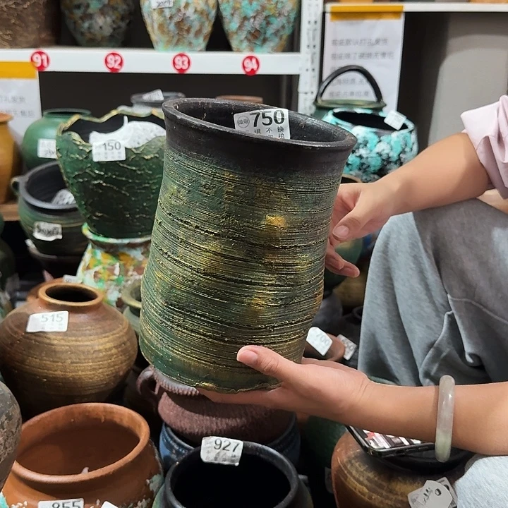 金绿色直筒750高度22口径16