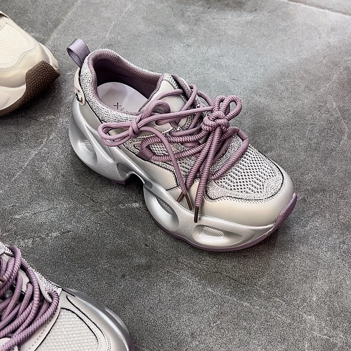 单鞋513-70095银紫38