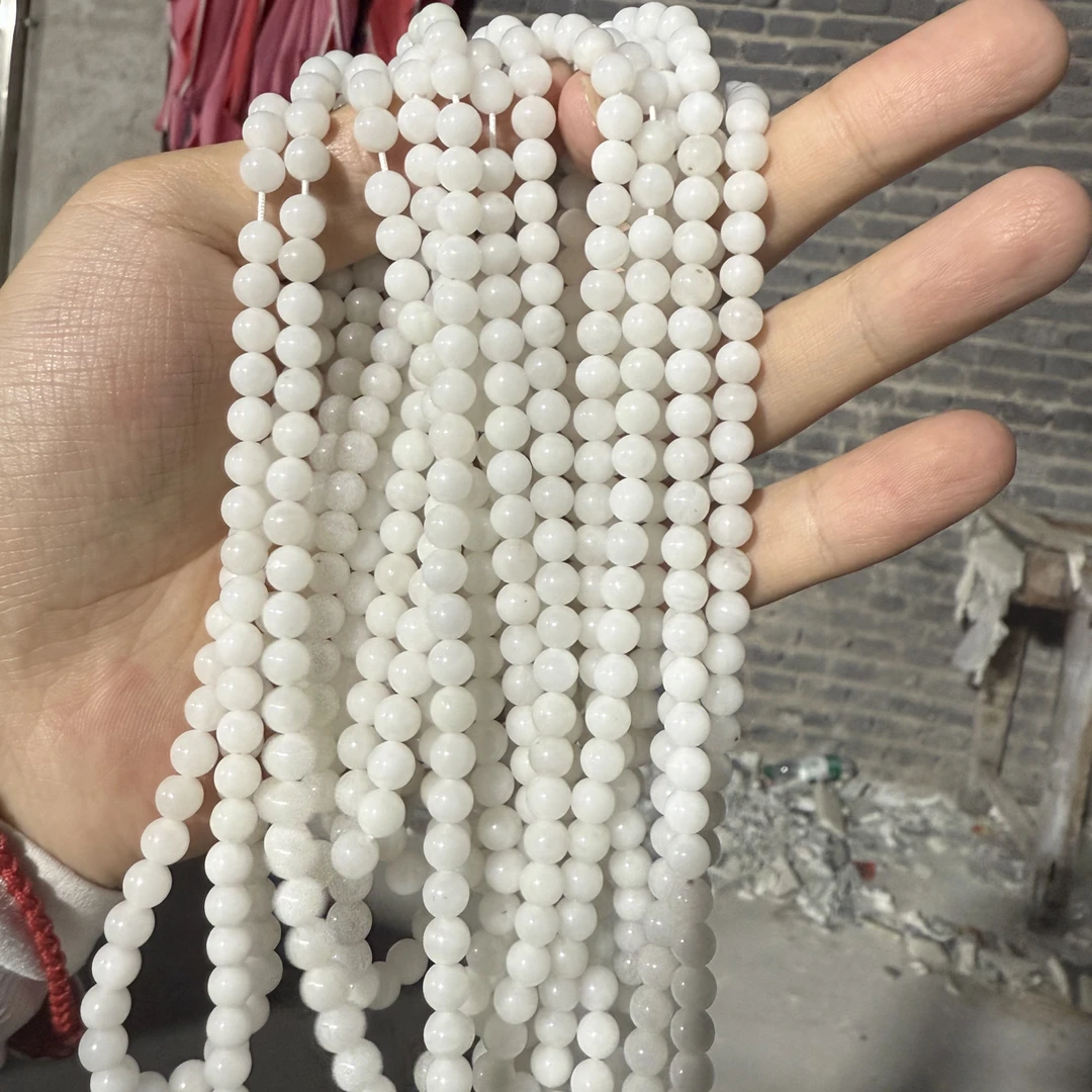 青海料白玉妈妈链108卡6