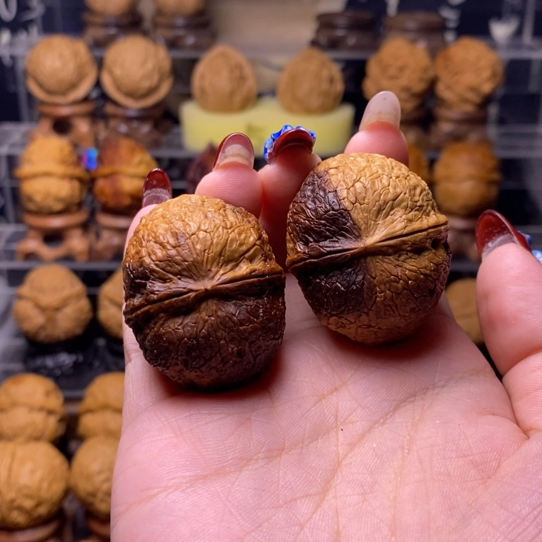 把件文玩核桃Z34七彩龙珠33尺