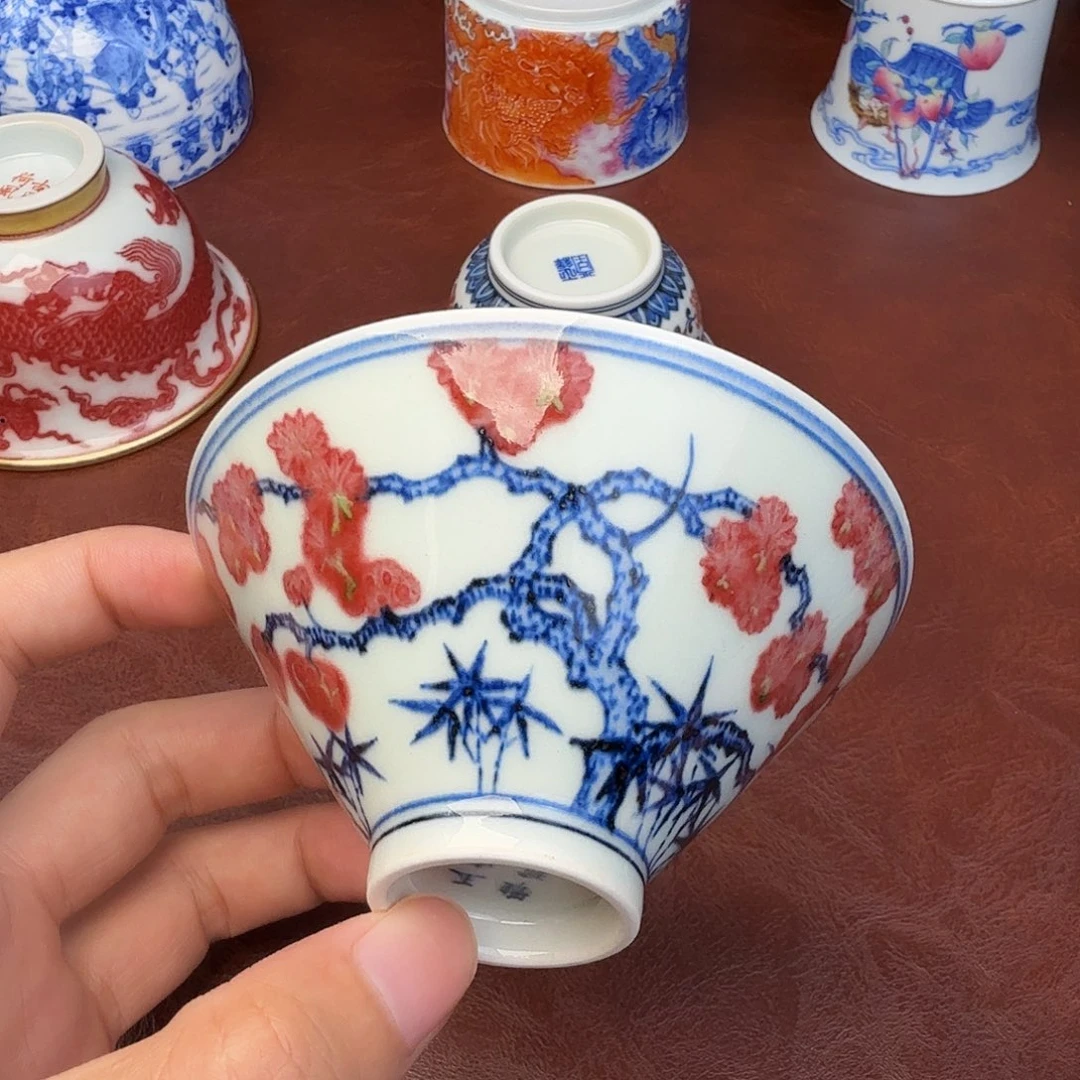 现代景德镇全手工全手绘茶具