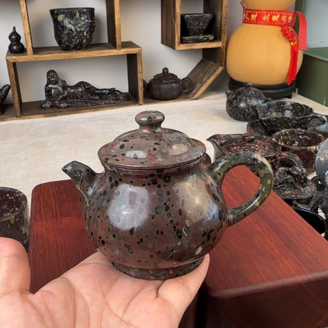 梅花玉精品潘壶纯天然