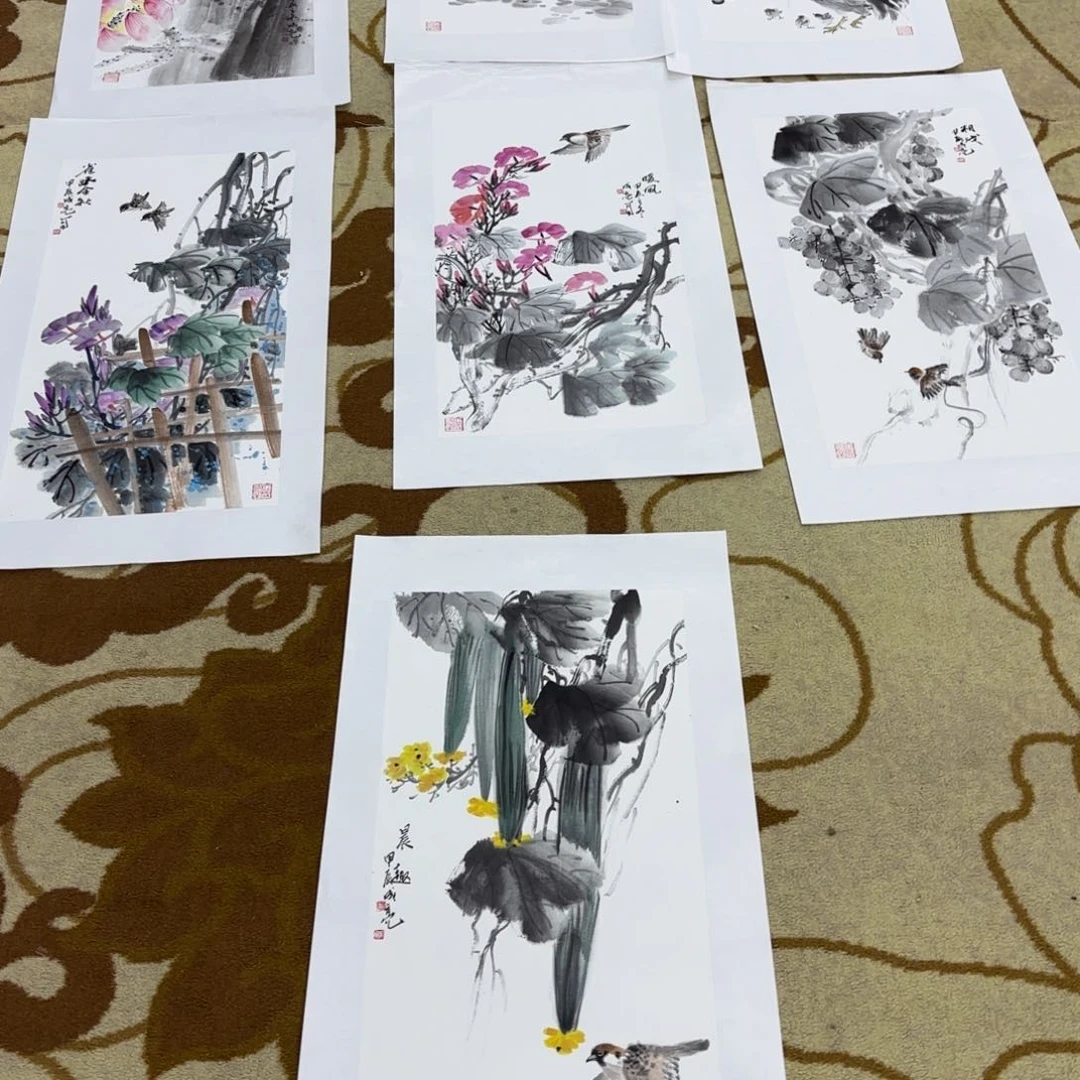 国画美****0打包价 七张路成亮