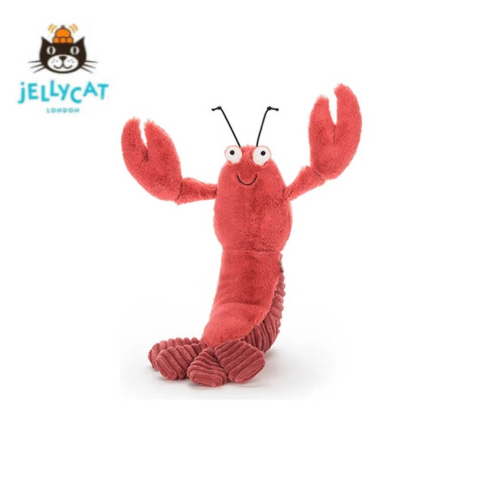 英国Jellycat龙虾拉里Larry毛绒玩具柔软可爱安抚玩偶送礼