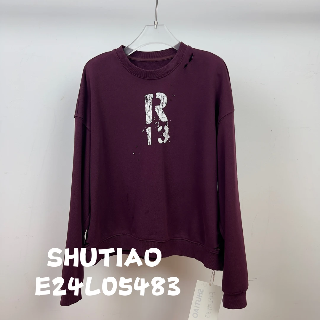 【SHUTIAO】2024秋冬：新款小众设计款卫衣E24L05483