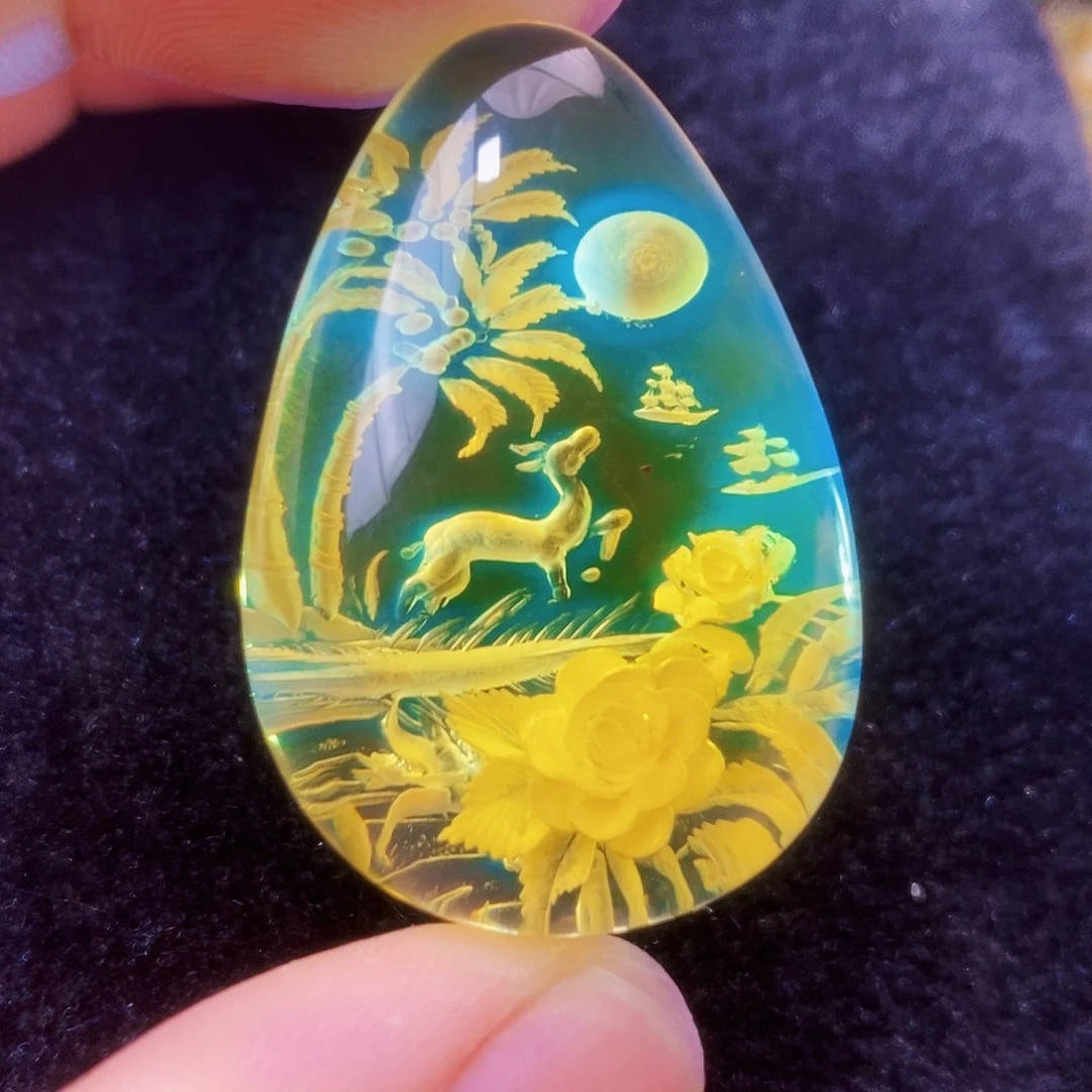 【闪购商品】未镶嵌吊坠(不含链)金珀