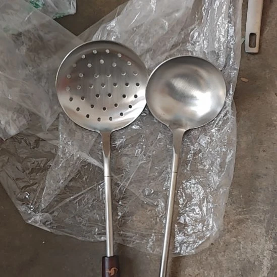瑕疵品，，，火锅勺，，，漏，，木