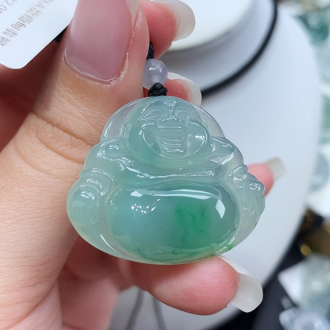 翡翠未镶嵌胸饰翡翠29，27/32/6