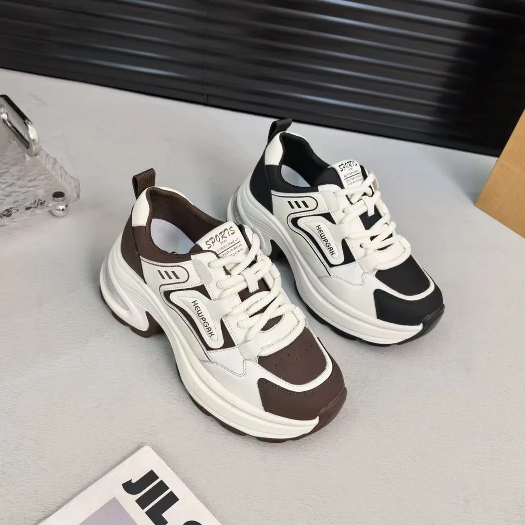 【店铺新品】运动休闲鞋减震夏季时尚休闲鞋厚底运动鞋透圆头平底鞋