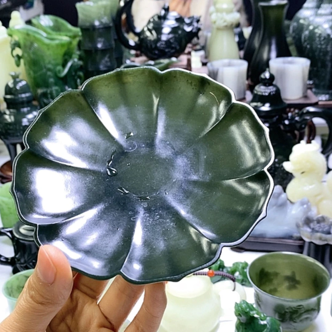 【闪购商品】和田玉摆件未镶嵌果盘