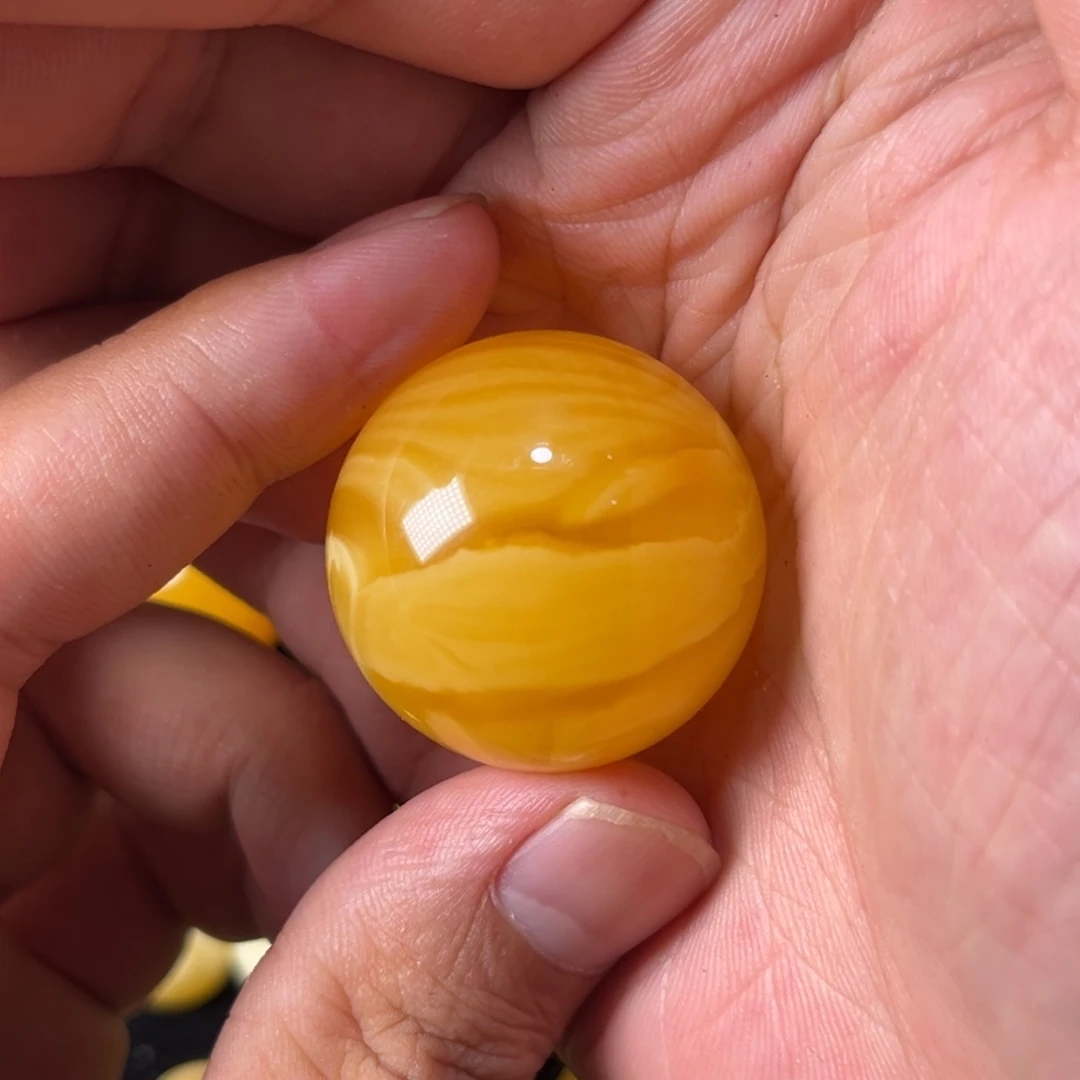 未镶嵌琥珀裸石蜜蜡焦皮料31.1毫米