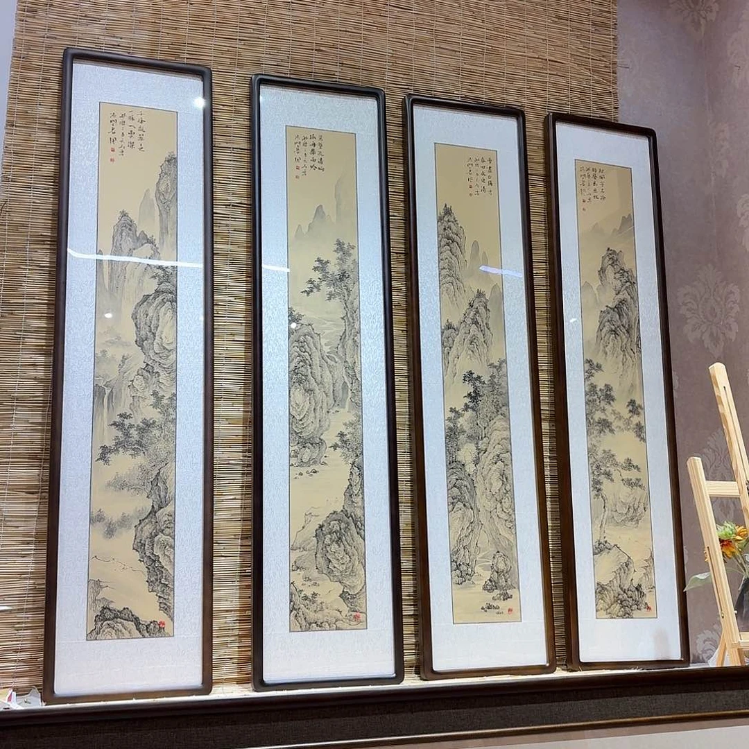 意***6国画真人手绘作品