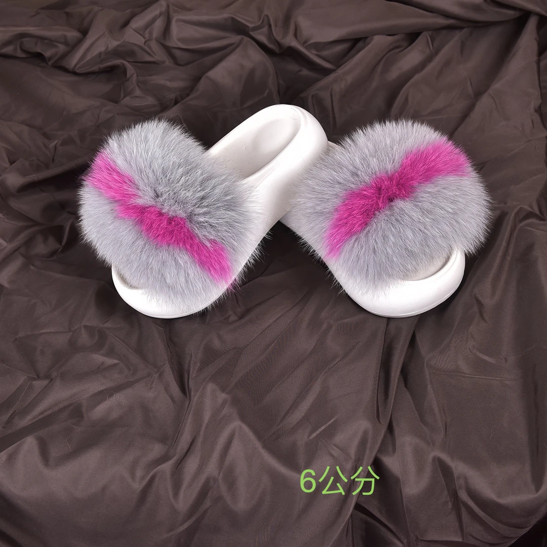 2025春夏季高端真貉子松糕底5--6cm轻便防滑百搭时尚拖鞋