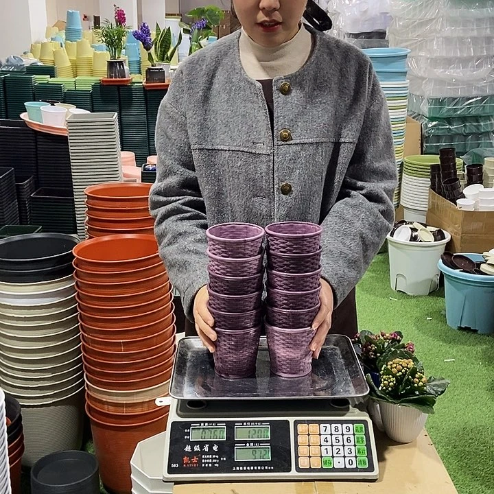 竹编12个口9.5高9紫薯色