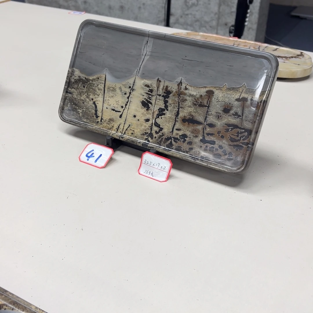 广西石天然国画石干泡台