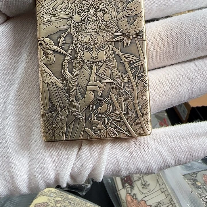 恒星St9浮雕白鹤童子