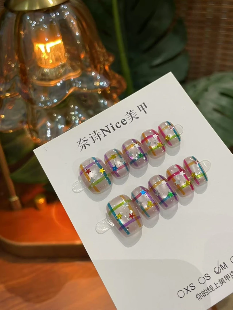 【格调】纯手工美甲10片装  轻奢气质