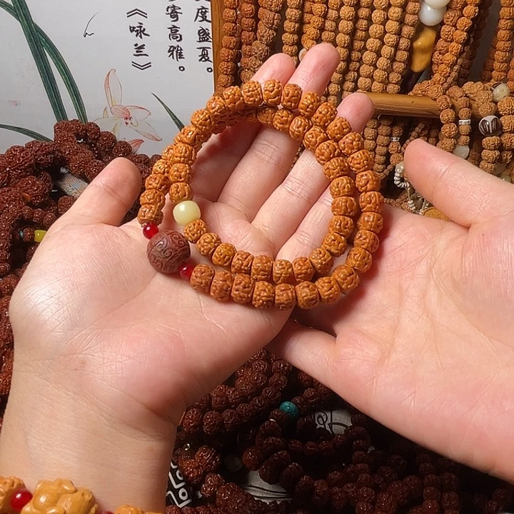 金刚菩提手串原皮双圈