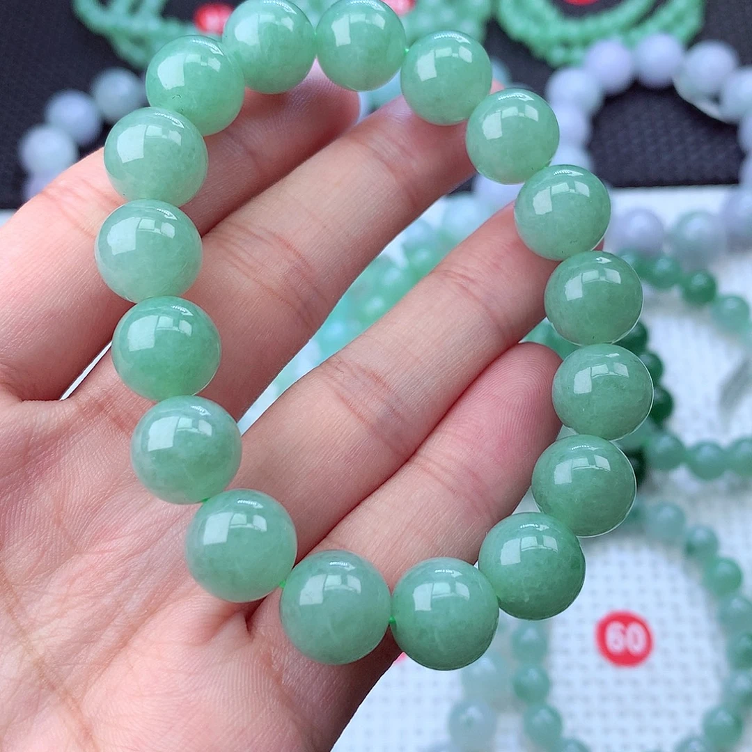 翡翠未镶嵌毛衣链卡12.3