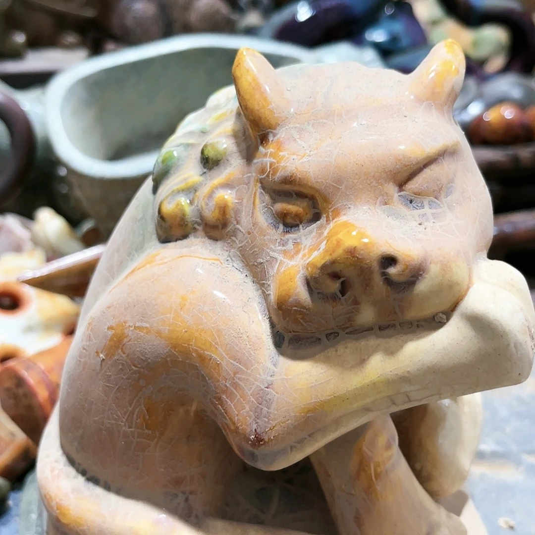 瓦当摆件摆件茶的茶包和