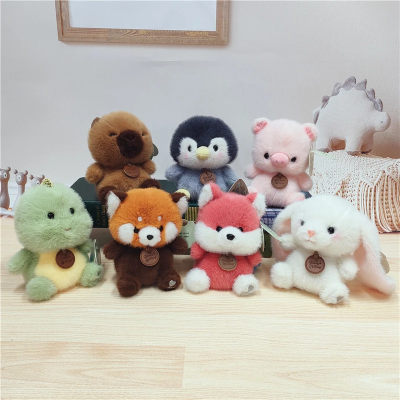 香墩墩桌伴毛绒玩偶大象小浣熊公仔可爱恐龙企鹅陪伴安抚儿童玩具