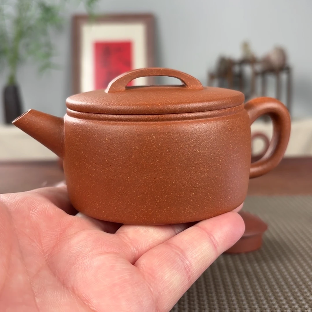 紫砂茶壶二*塘黄龙山原矿紫砂壶