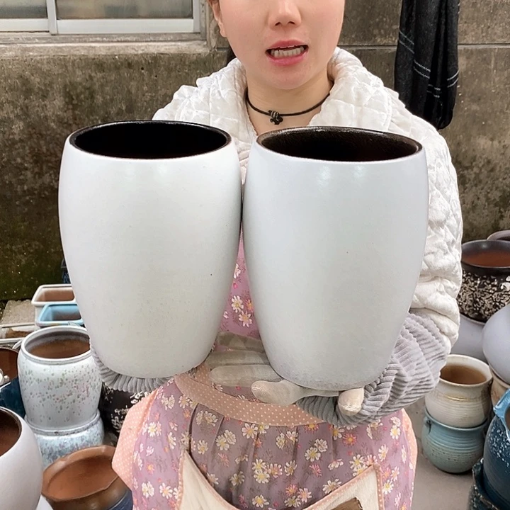 紫砂花盆正品口15高23