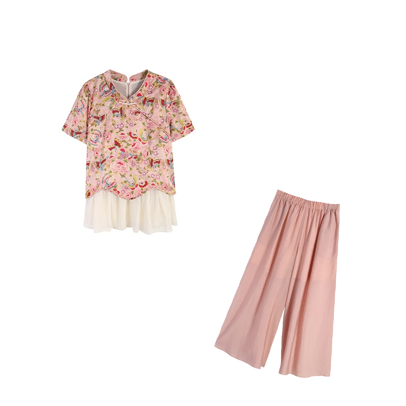 麦麦-五季家/粉色上衣套装ZL109773搭配ZL107453粉色裙裤