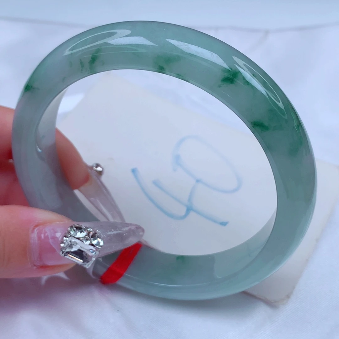 翡翠手镯未镶嵌天然缅甸翡翠A货手镯