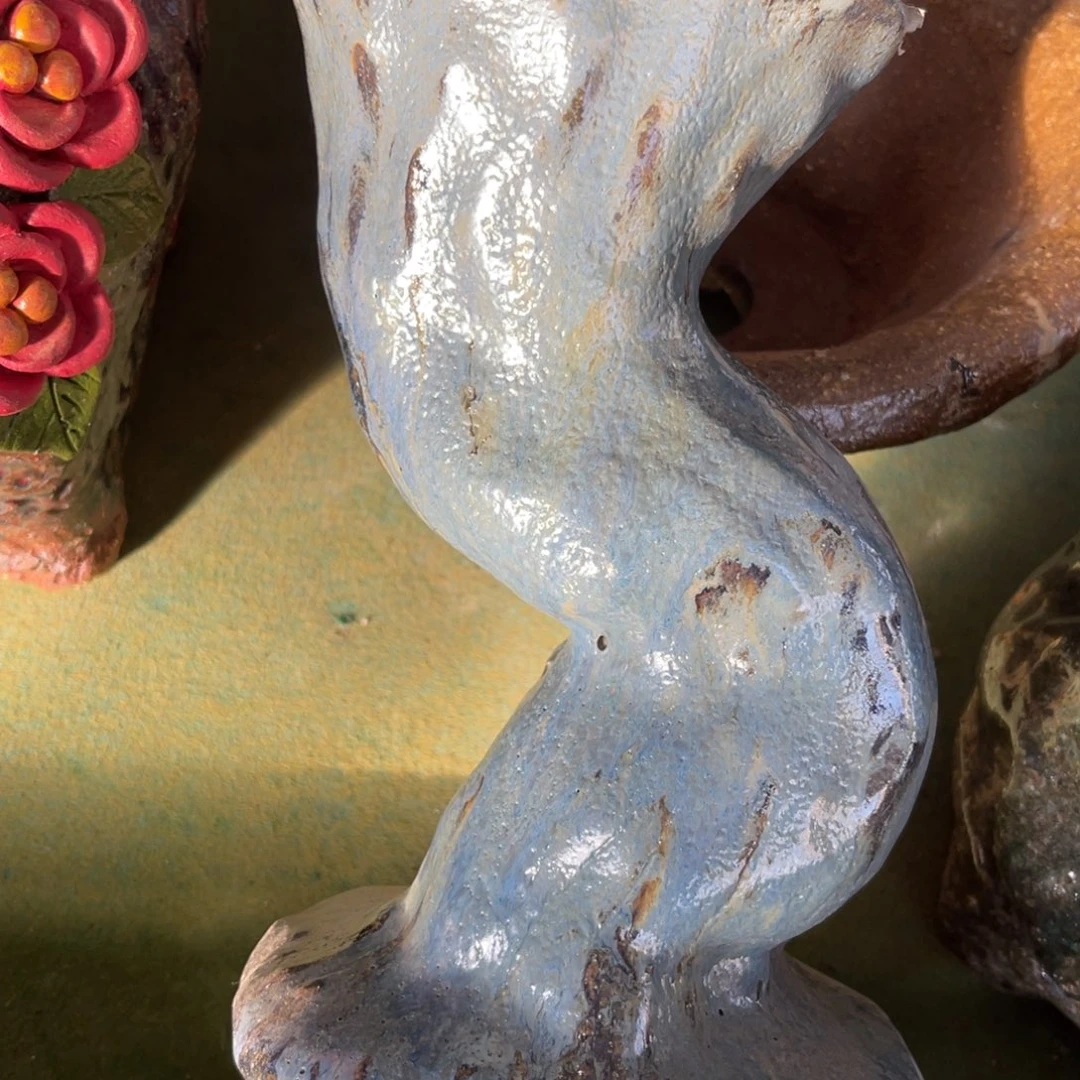 红陶粗砂陶瓷花盆