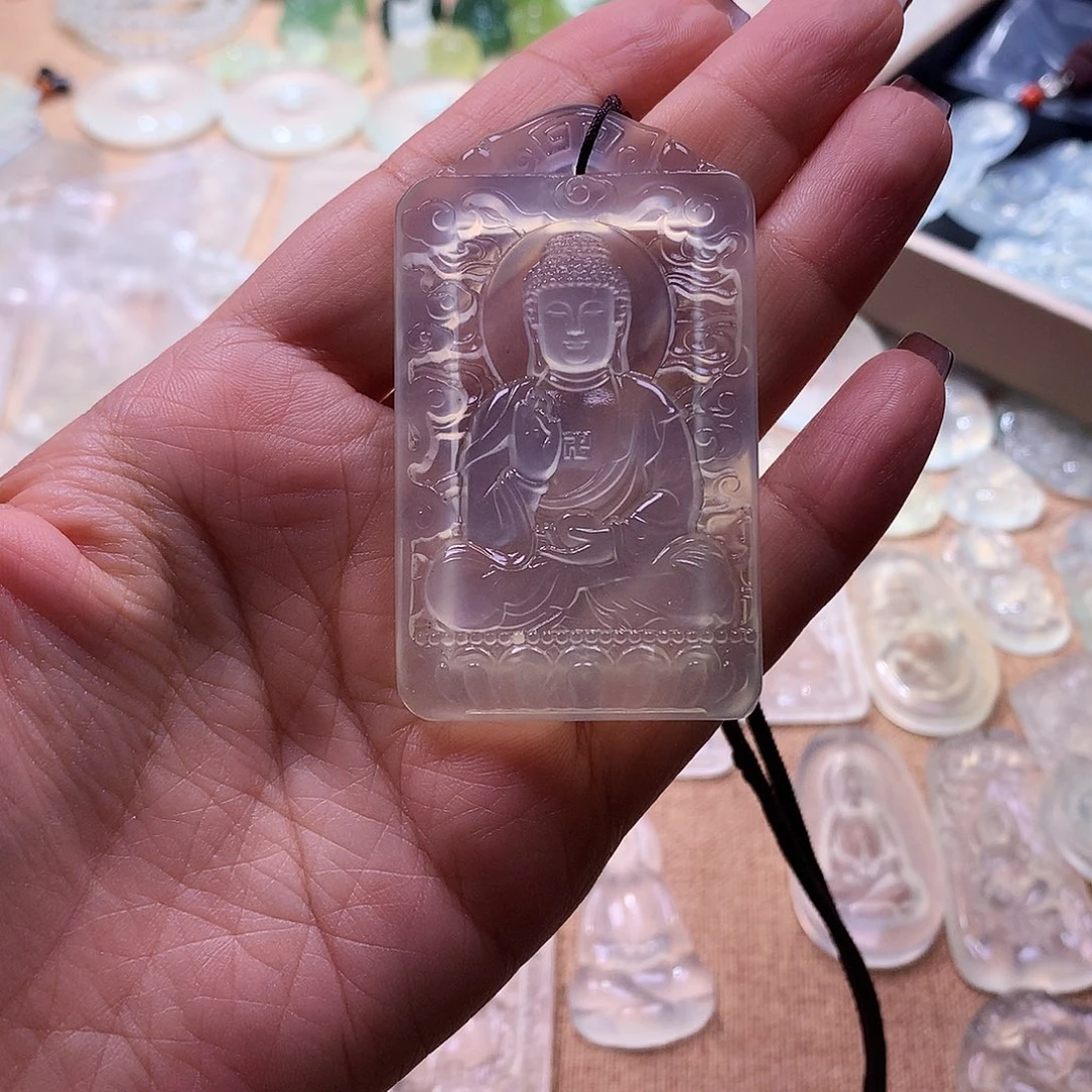 ꧁***꧂蛇纹石玉未镶嵌颈饰