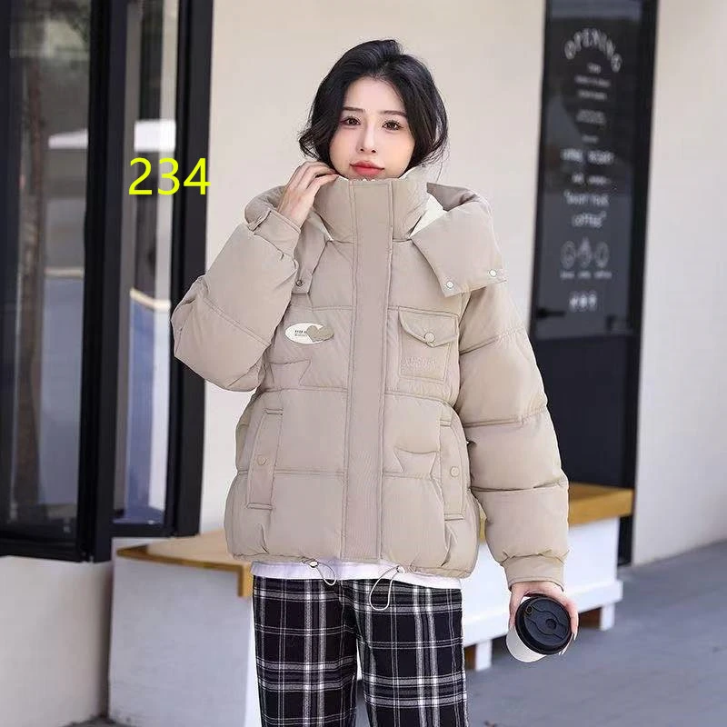 2024冬季时尚显瘦保暖韩版棉服休闲加厚宽松百搭过寿棉袄女士短款