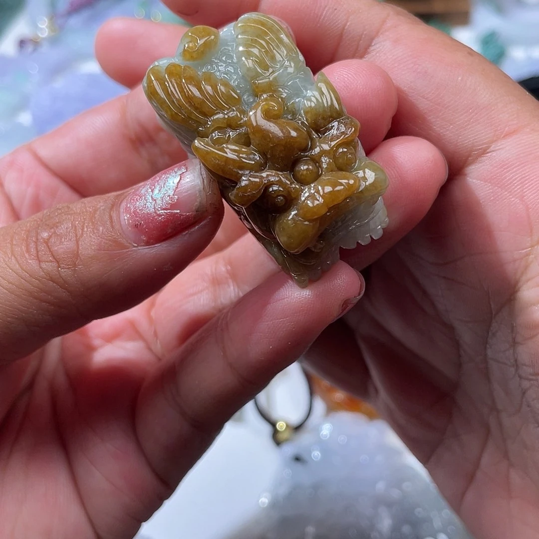 颈饰未镶嵌翡翠翡玉缘翡翠