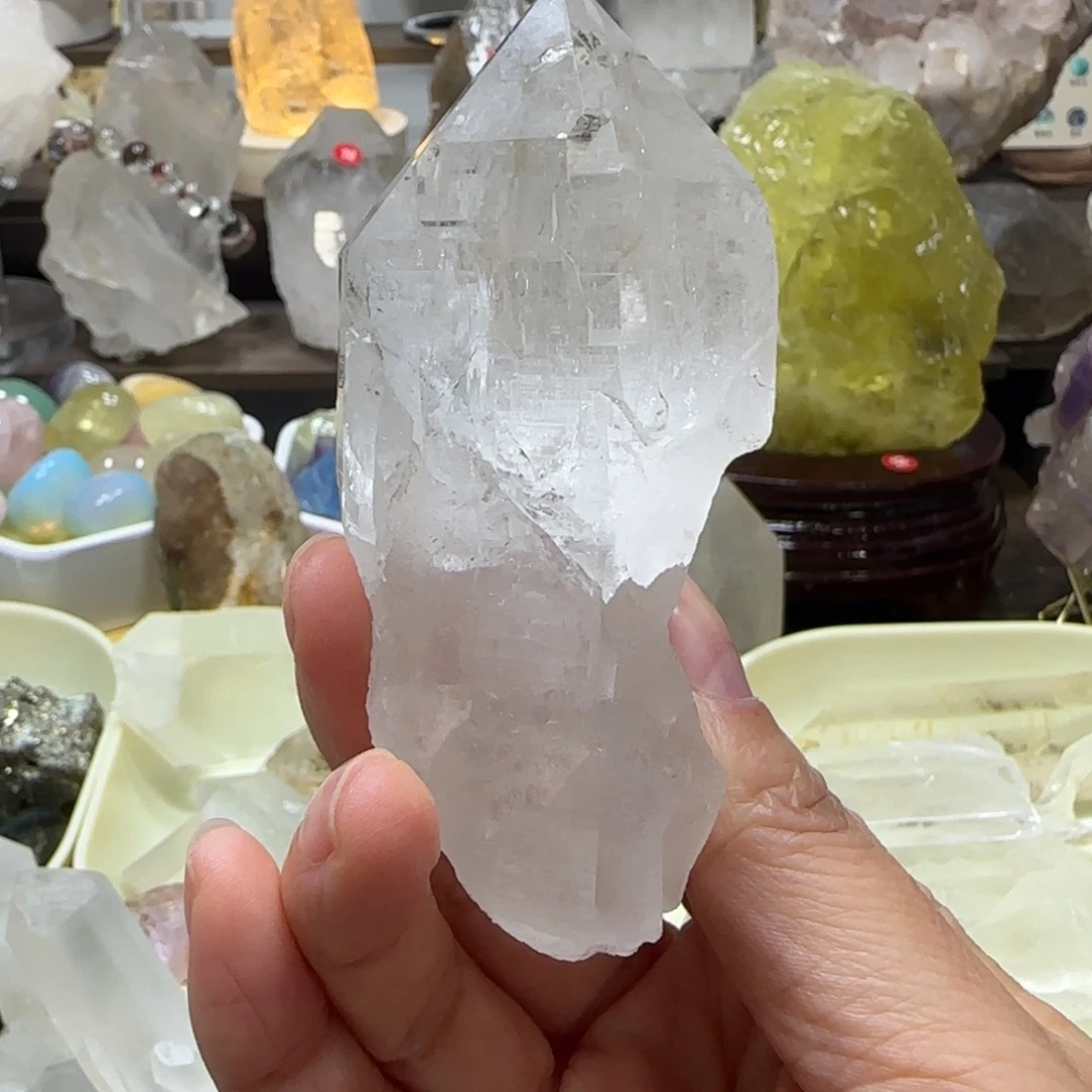 水晶未镶嵌车挂不退换喜马手握