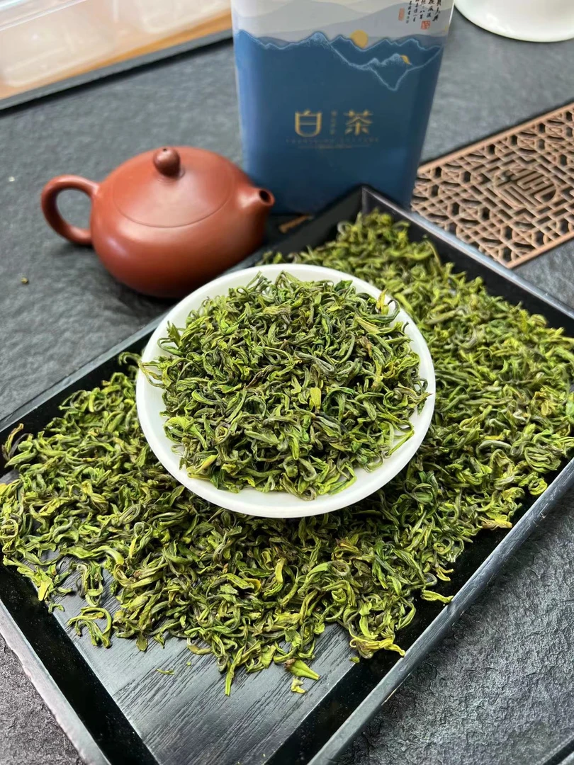 直播明前嫩芽手工白茶 兰香型新茶叶上市罐装高山绿茶春茶