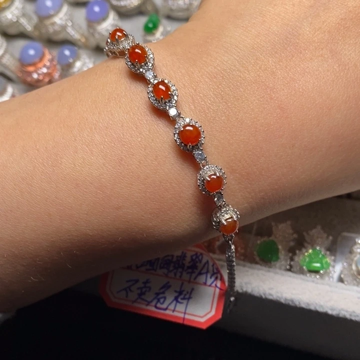 翡翠手链未镶嵌佳*手链