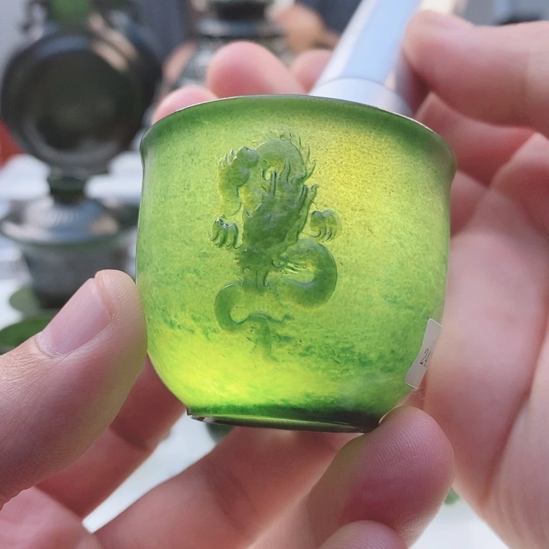 和田玉（青玉）把件未镶嵌