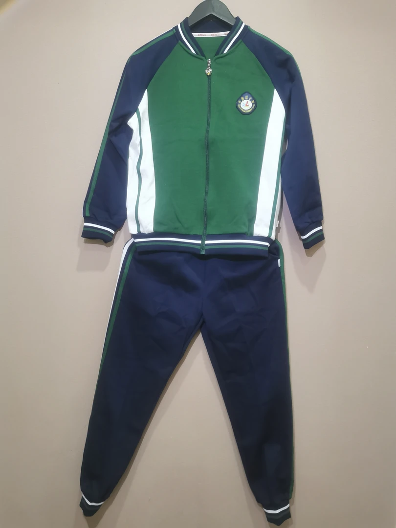 郑州经开区外国语小学校同款订做校服春秋运动学院风长裤
