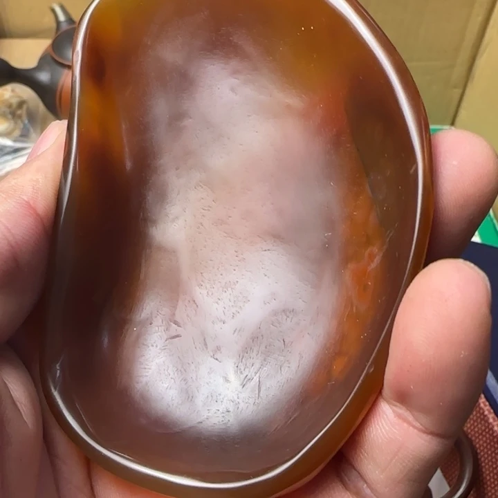 白***姐玛瑙/玉髓合金茶则如图所见所拍即所得