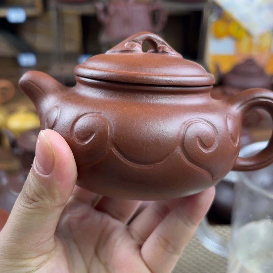茶壶紫砂手工制作工艺精湛150cc