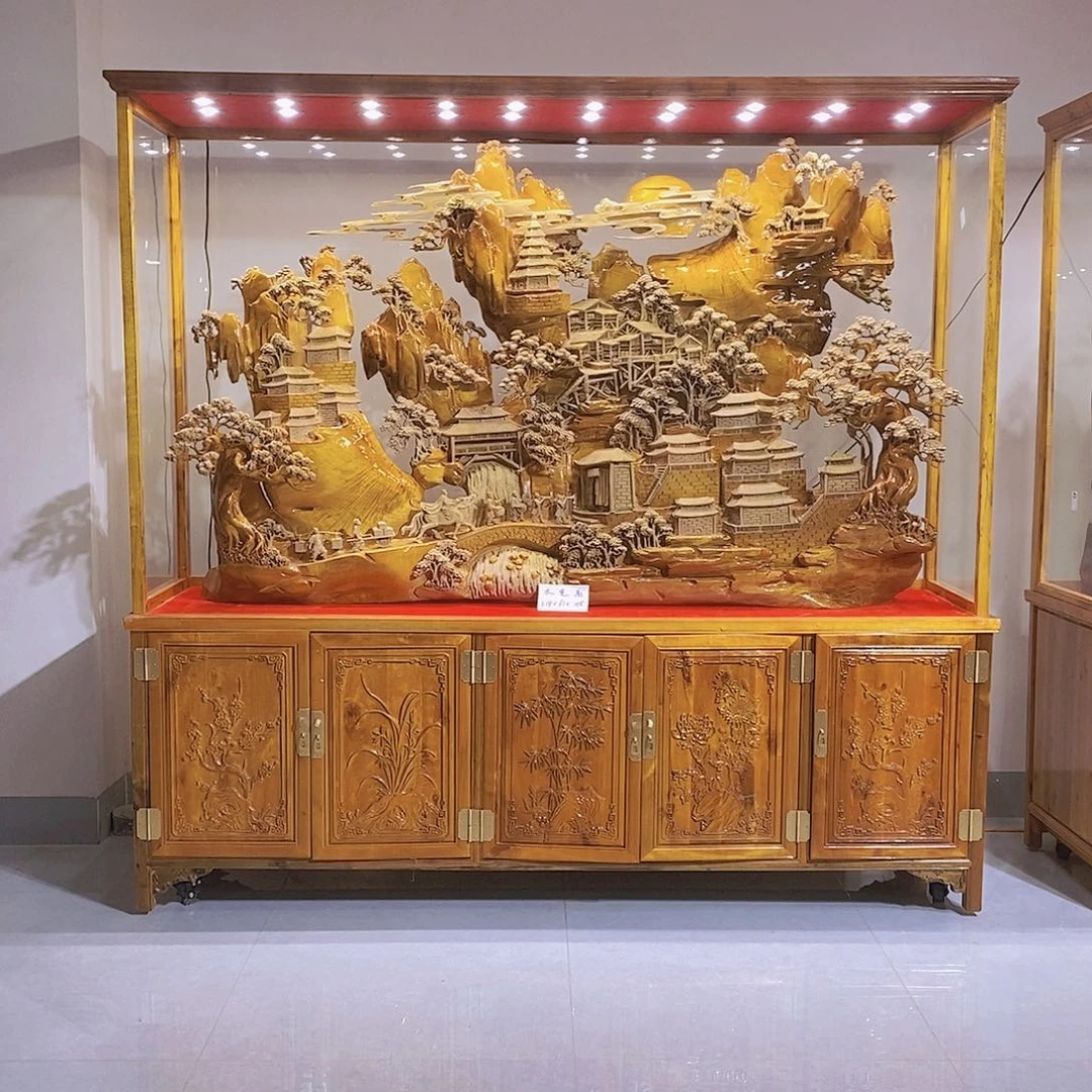 金丝楠?*金丝楠小叶桢楠摆件