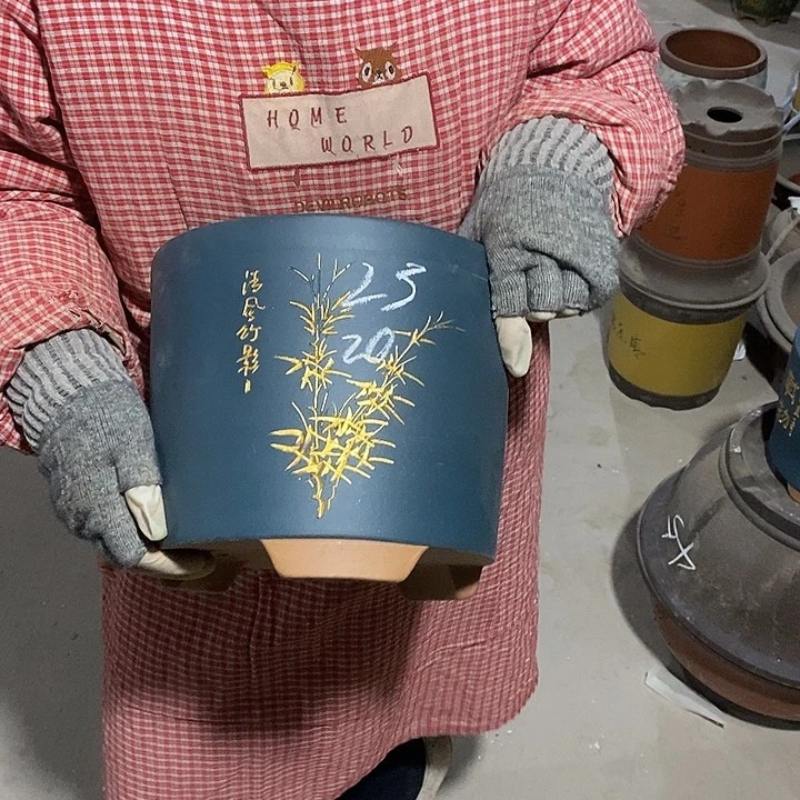 紫砂花盆紫砂花盆