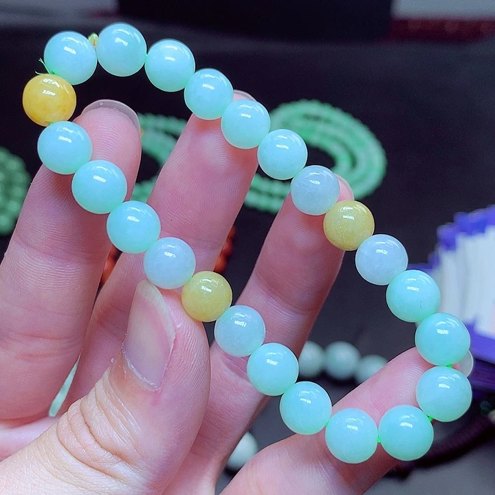 翡翠未镶嵌毛衣链