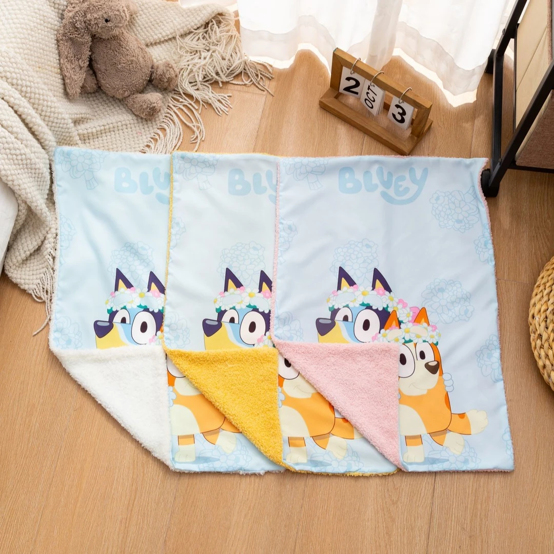 原创布鲁伊宠物枕+宠物毯空调毯组合夏季四季幼宠防感冒有耳朵枕