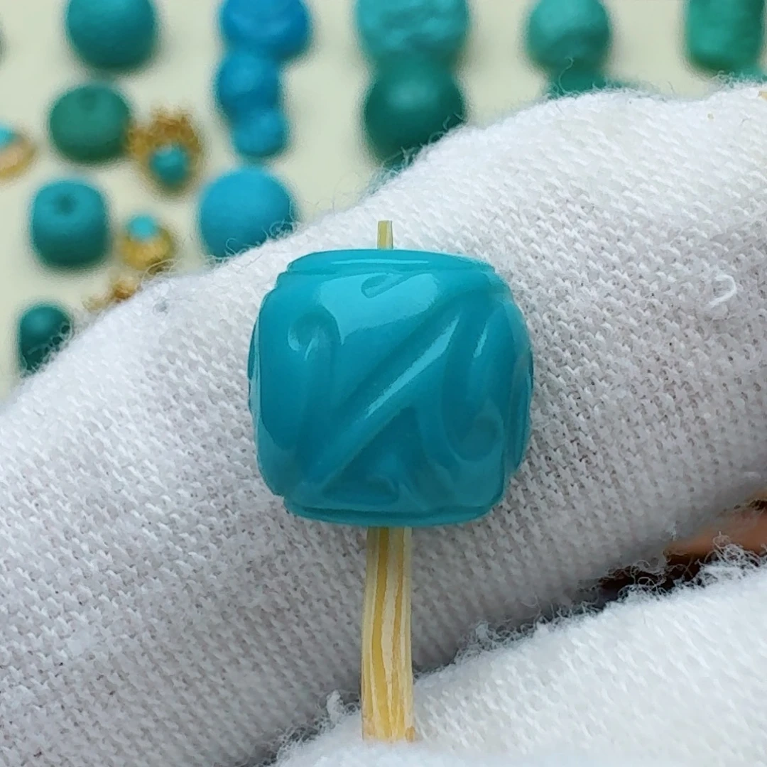 未镶嵌绿松石博古9.6